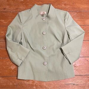 Sophisticated Sage Green Cropped Blazer